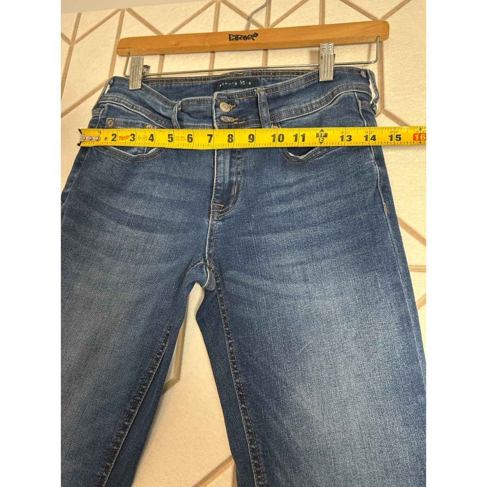 Aeropostale Women Low Rise Flare Jeans Blue Denim Stretch Casual Pants Size 4REG - Picture 10 of 16
